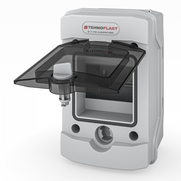 Sicherungskasten Aufputz IP65 Feuchtraum 1-Reihig 4 Module